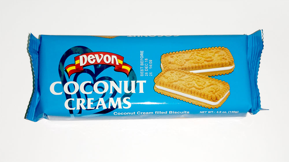 Devon Coconut Cream Biscuit