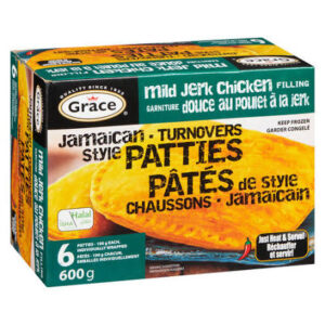 Grace mild jerk chicken patties 100g
