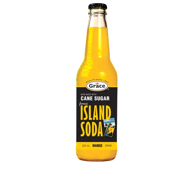 Grace Island soda mango 355ml