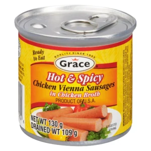Grace Vienna Sausages Hot & Spicy 130g