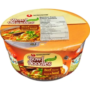 Beef-flavoured bowl noodles 86g